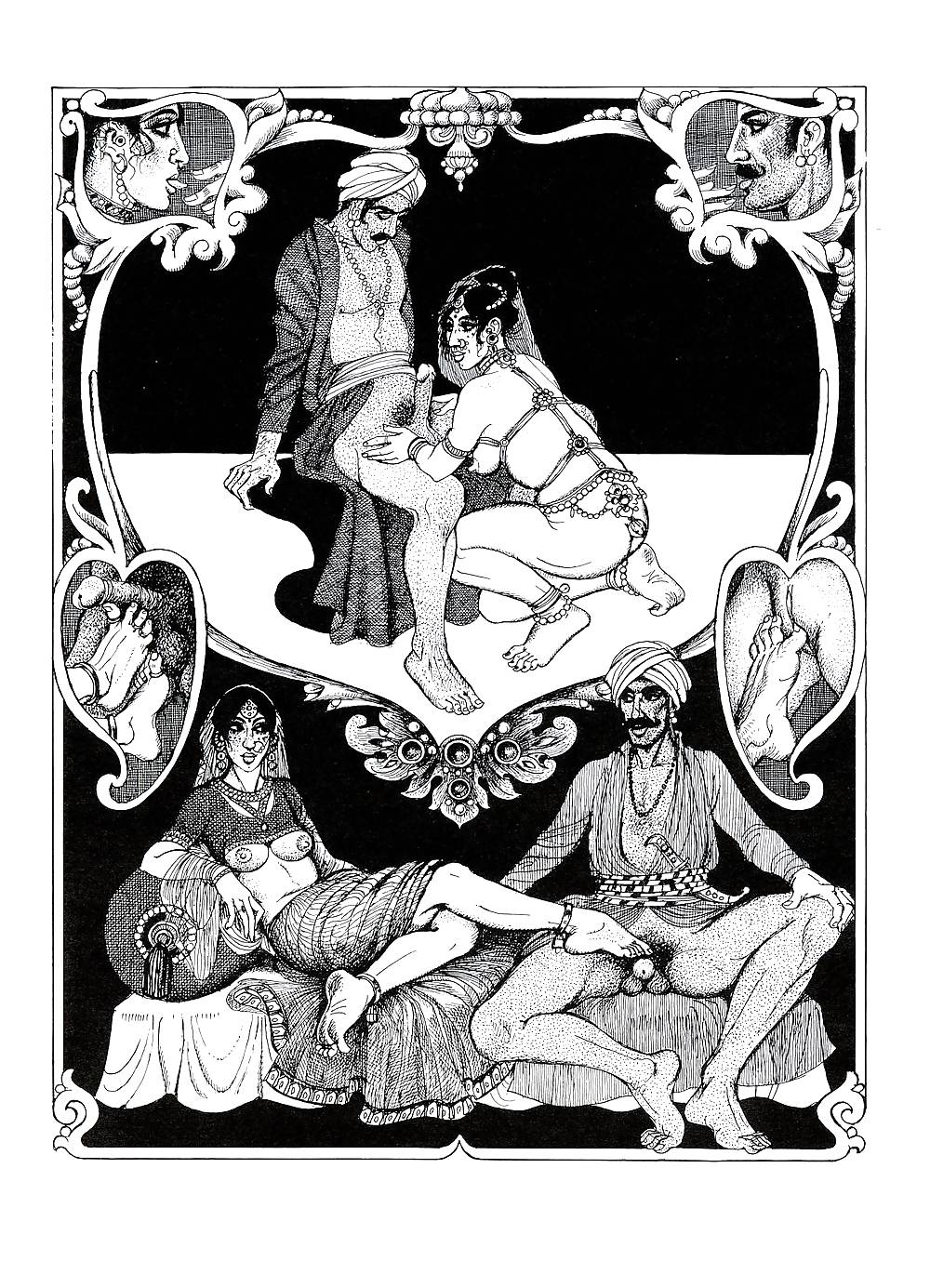 Erotic Book Illustration 23  - Kama Sutra Vol. 1+2  #19109716