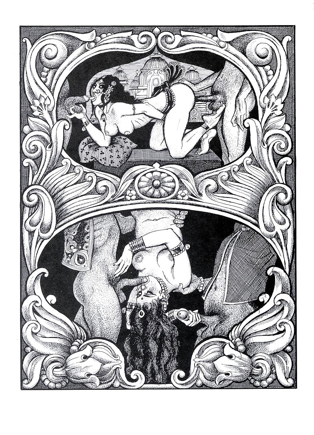 Erotic Book Illustration 23  - Kama Sutra Vol. 1+2  #19109743