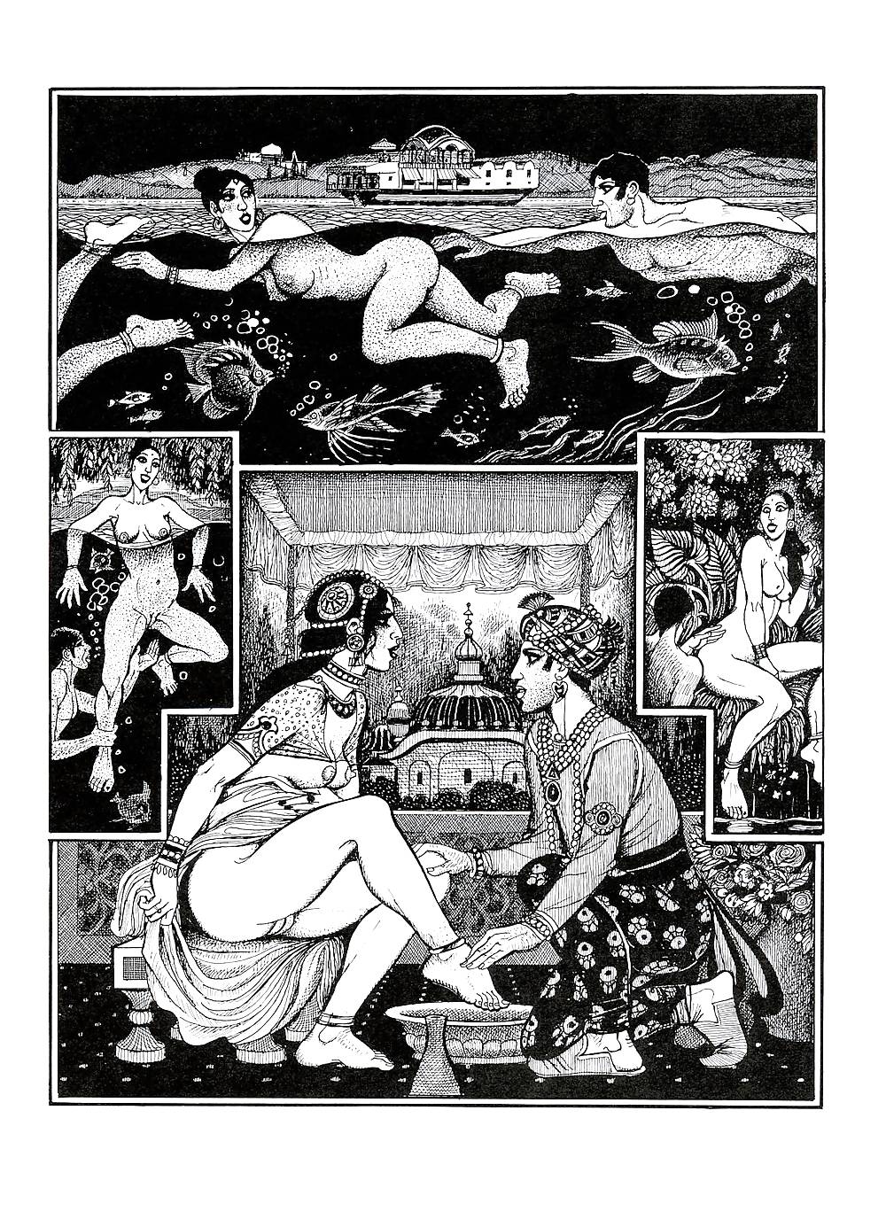 Erotic Book Illustration 23  - Kama Sutra Vol. 1+2  #19109772