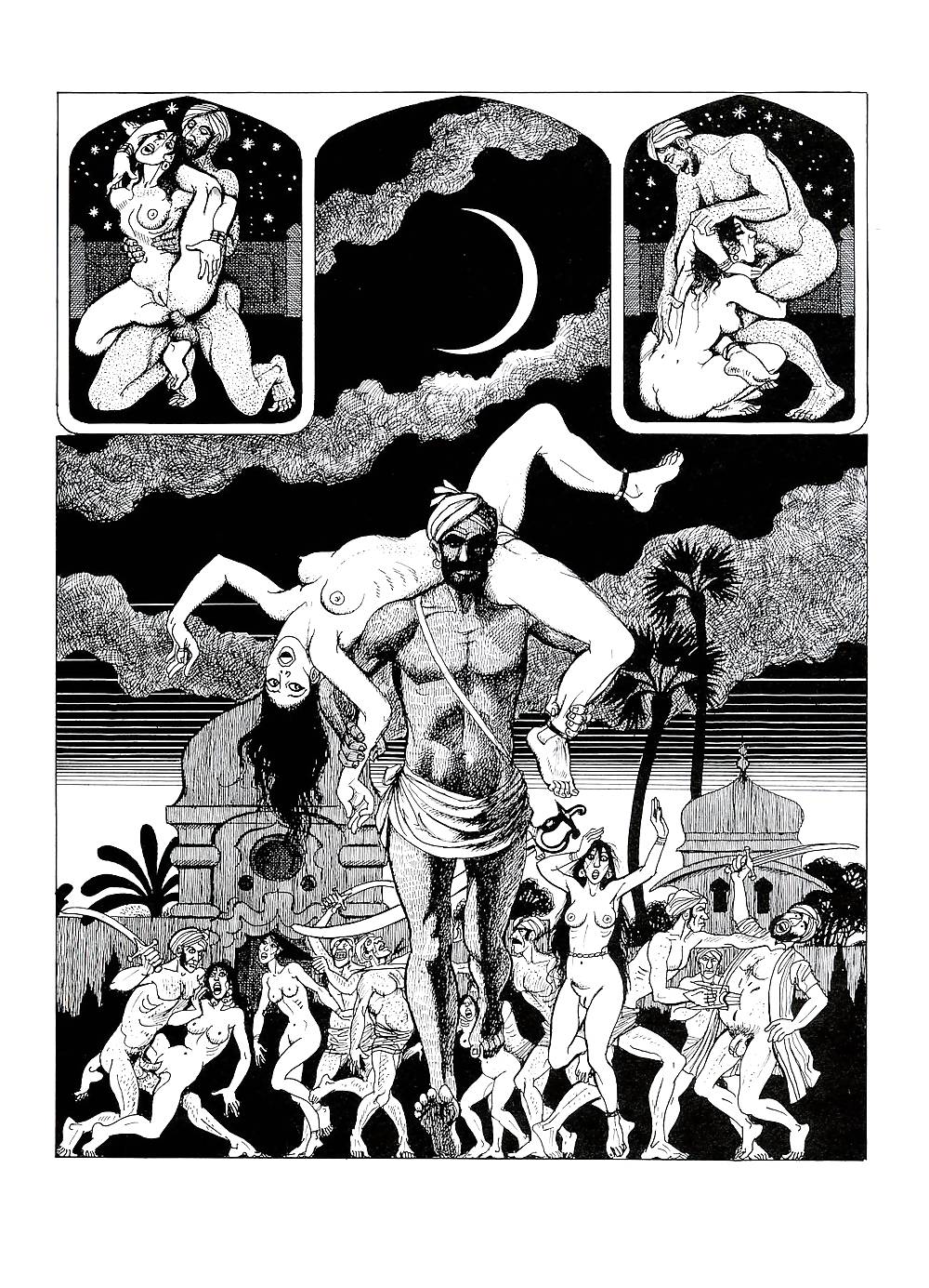 Erotic Book Illustration 23  - Kama Sutra Vol. 1+2  #19109781