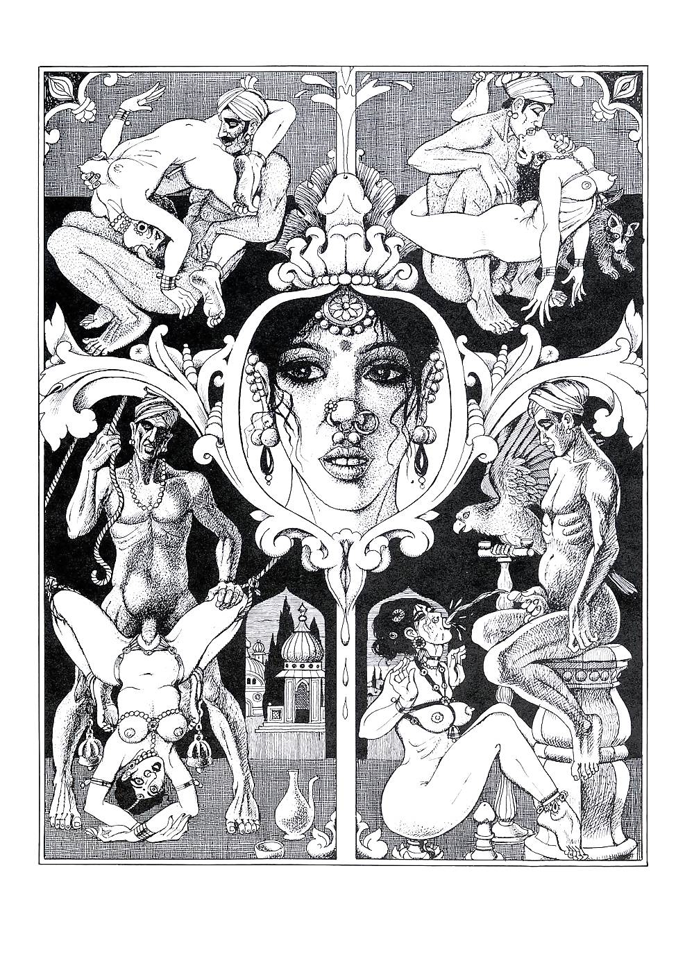 Erotic Book Illustration 23  - Kama Sutra Vol. 1+2  #19109802