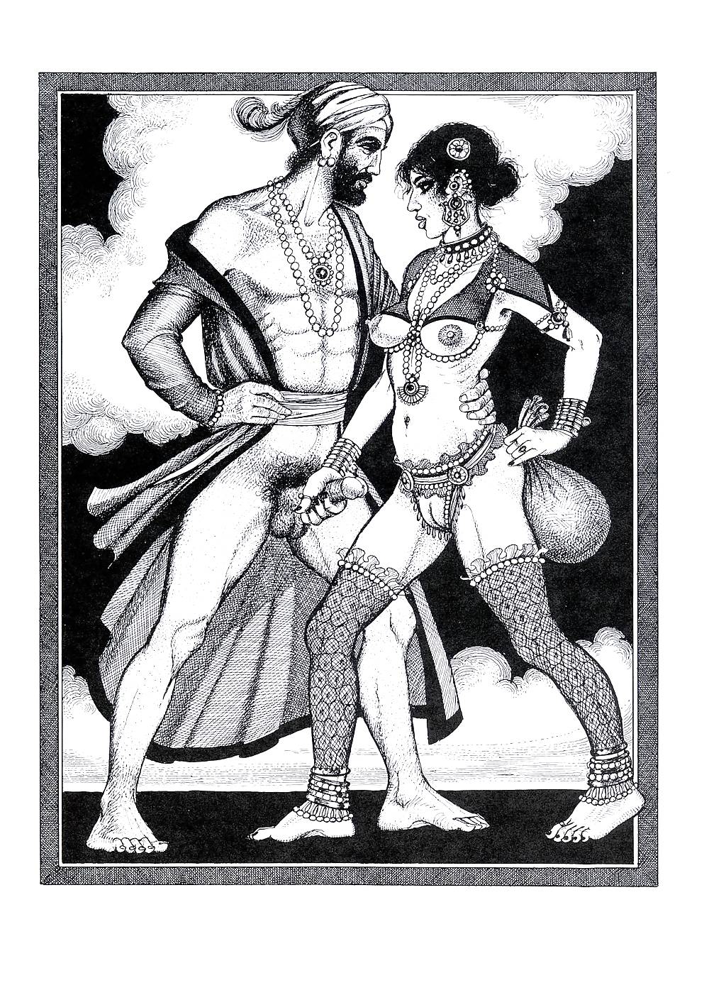 Erotic Book Illustration 23  - Kama Sutra Vol. 1+2  #19109843
