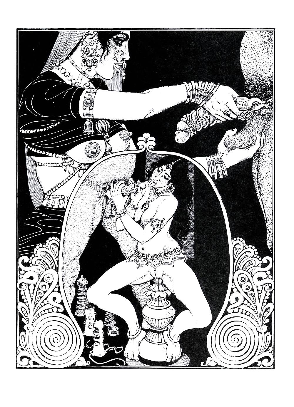 Erotic Book Illustration 23  - Kama Sutra Vol. 1+2  #19109856