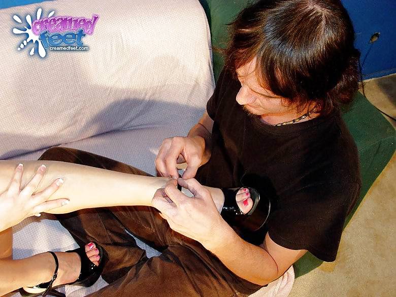 Naughty footjobs #8382472