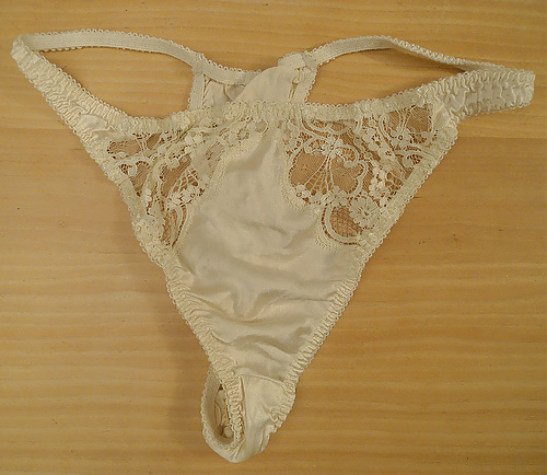 Panties from a friend - white #4780279