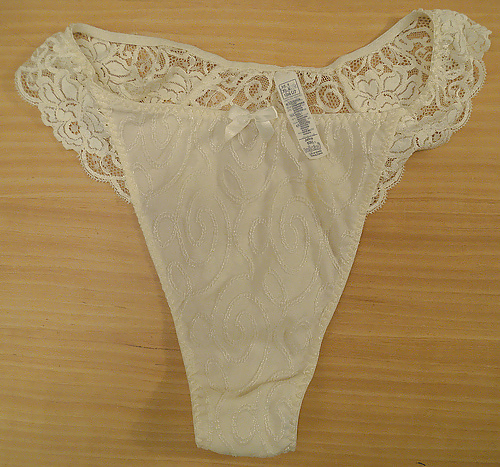 Panties from a friend - white #4780288
