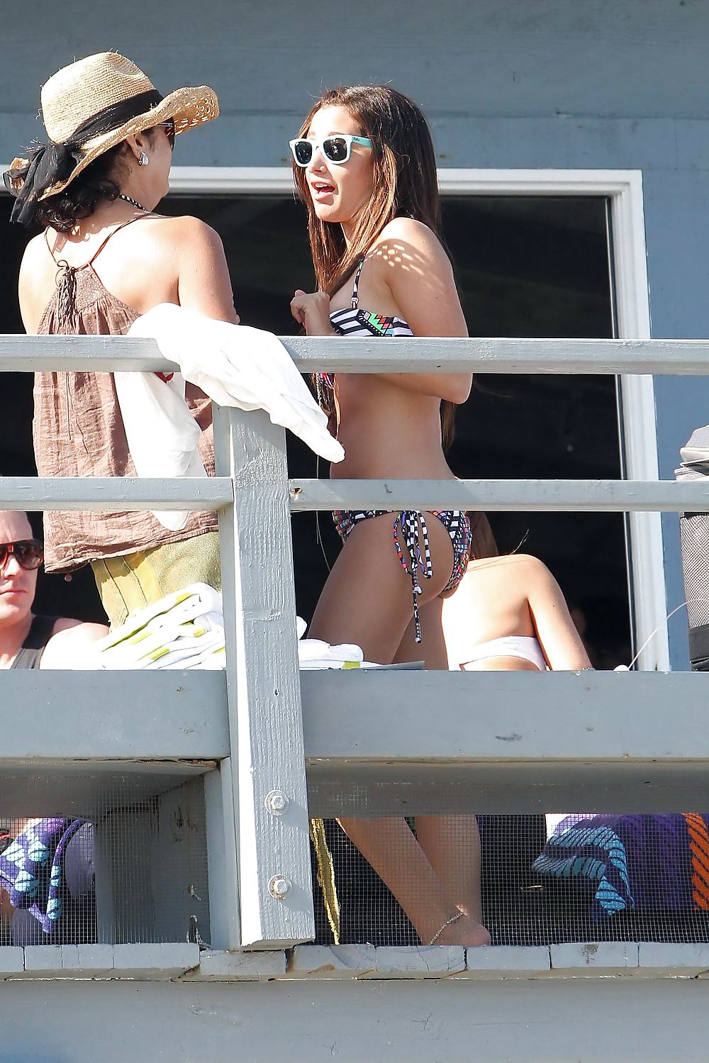 Ashley Tisdale Bikini candids Malibu Beach #4396441