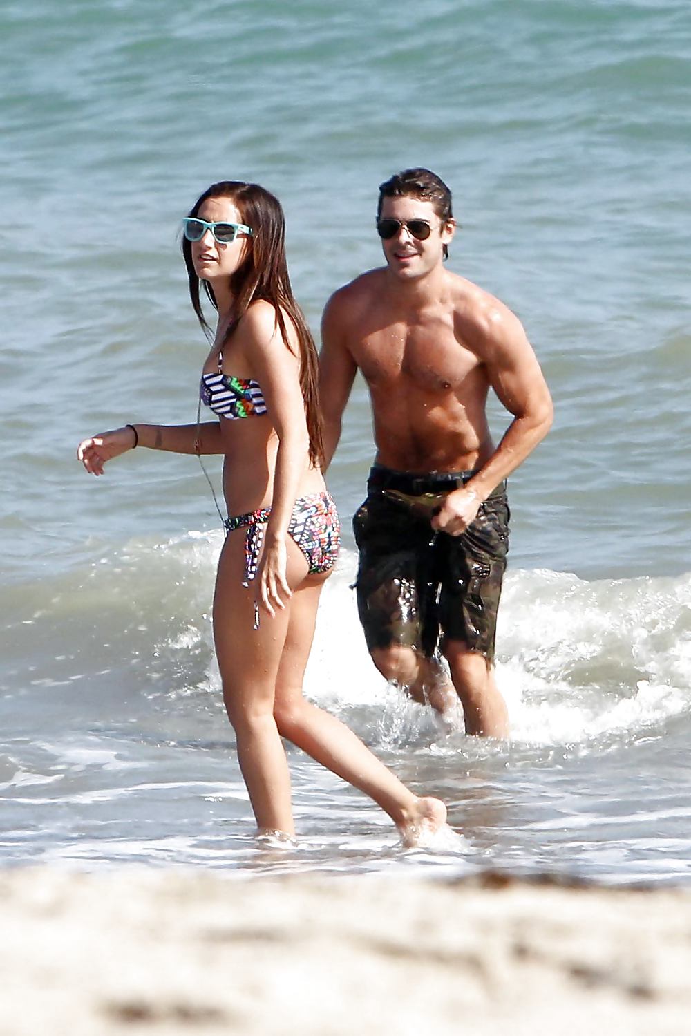 Ashley Tisdale Bikini candids Malibu Beach #4396466
