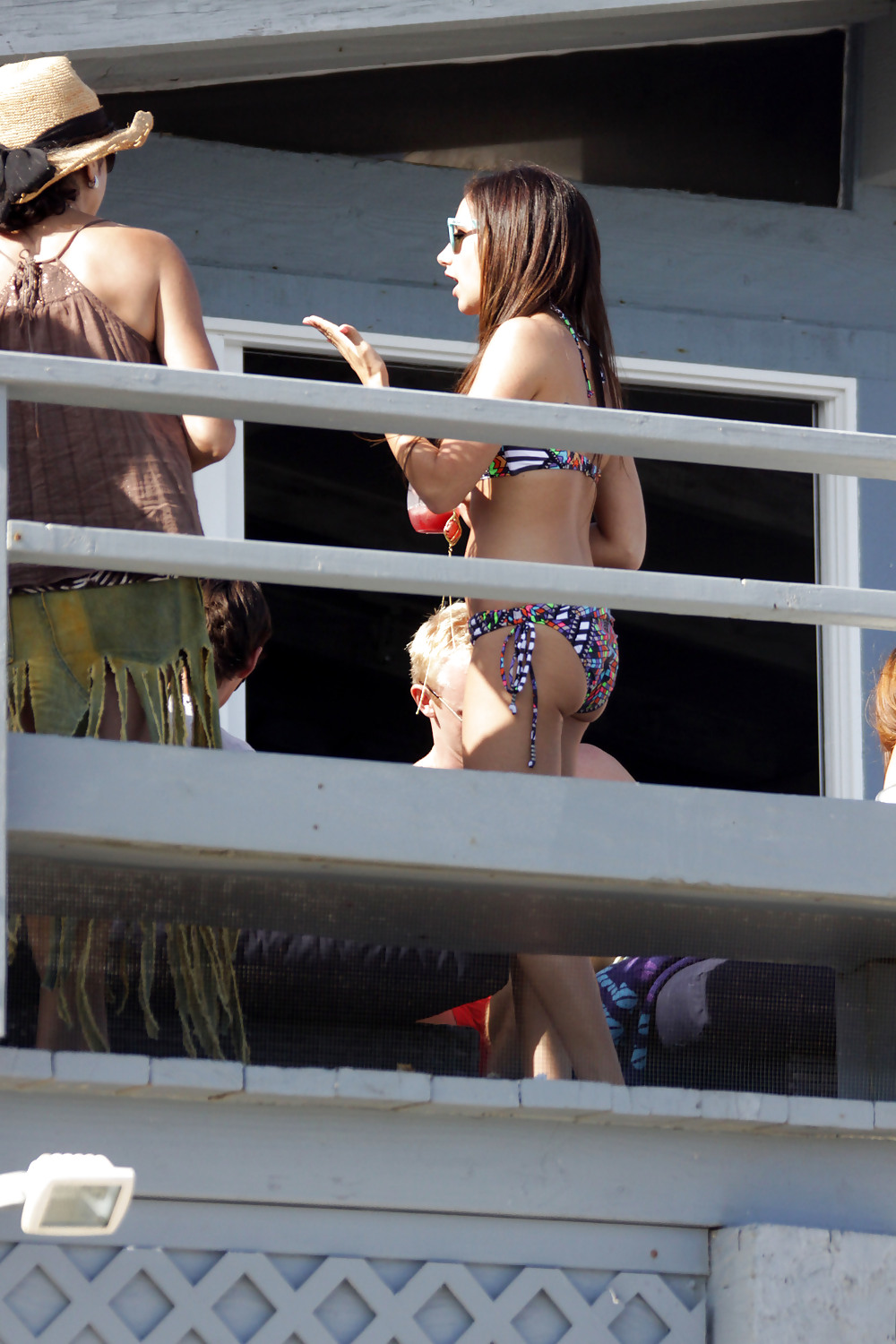 Ashley Tisdale Bikini candids Malibu Beach #4396481