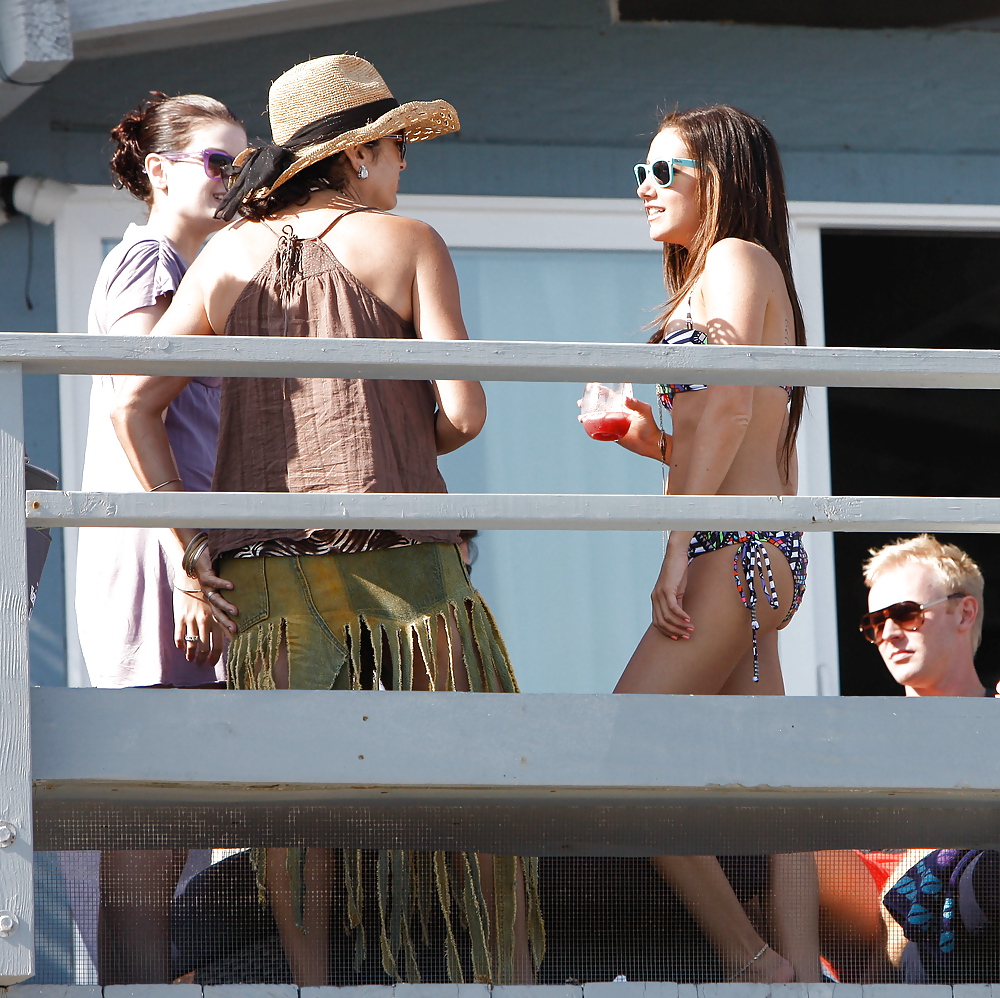 Ashley Tisdale Bikini candids Malibu Beach #4396558