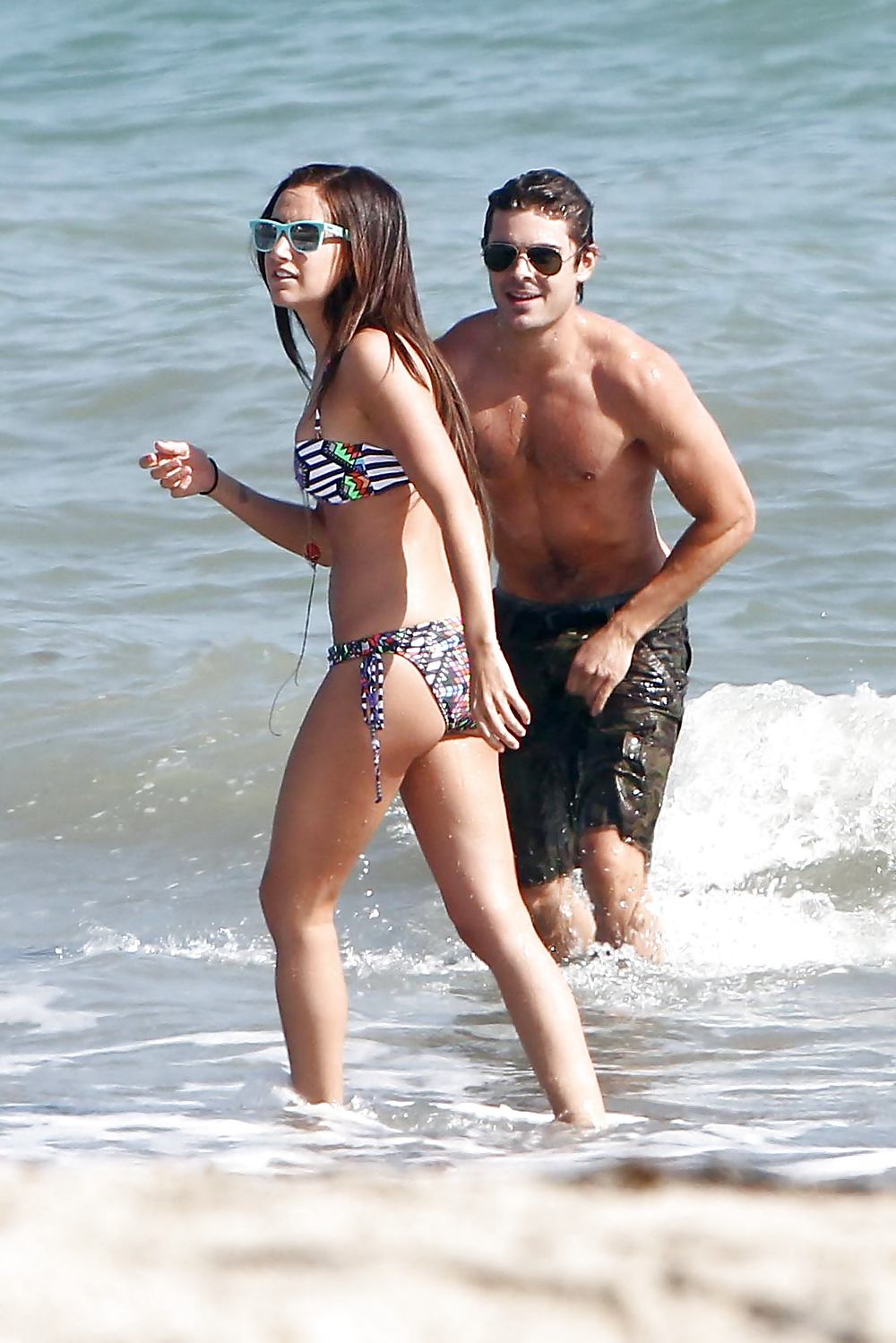Ashley Tisdale Bikini candids Malibu Beach #4396571