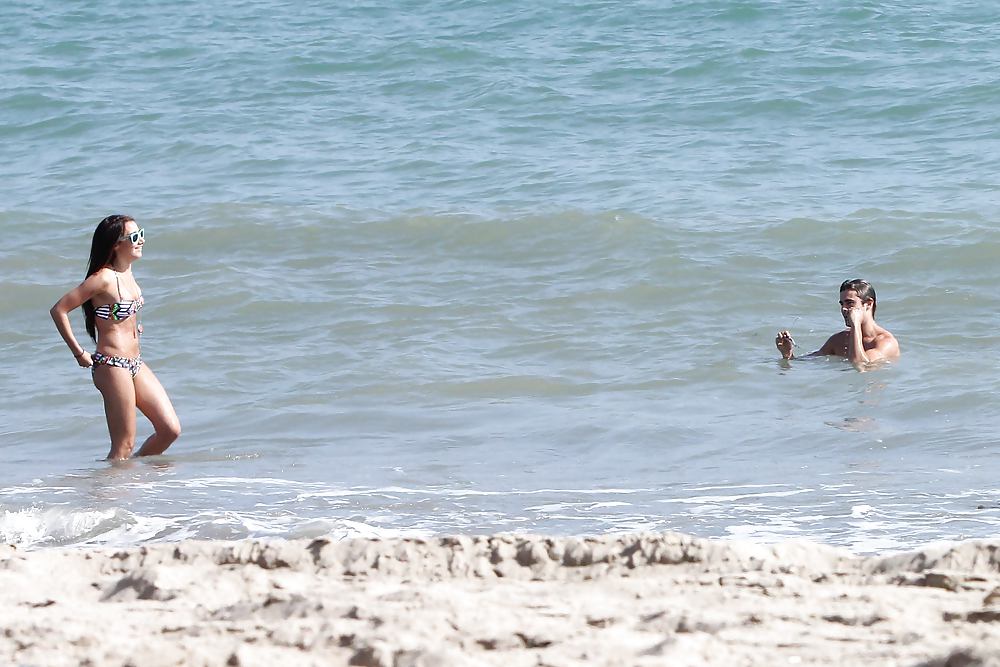 Ashley Tisdale Bikini candids Malibu Beach #4396606