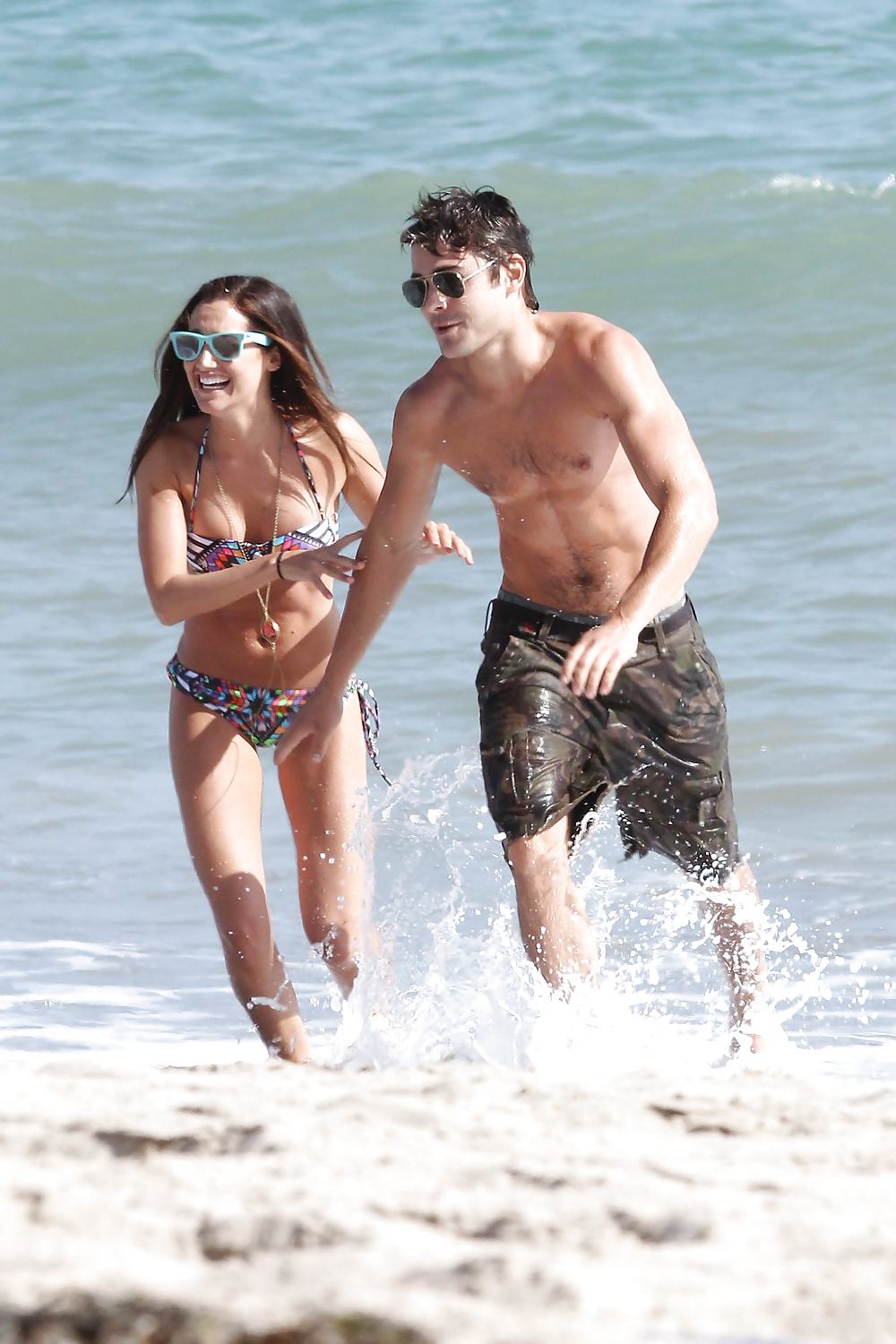 Ashley Tisdale Bikini candids Malibu Beach #4396610