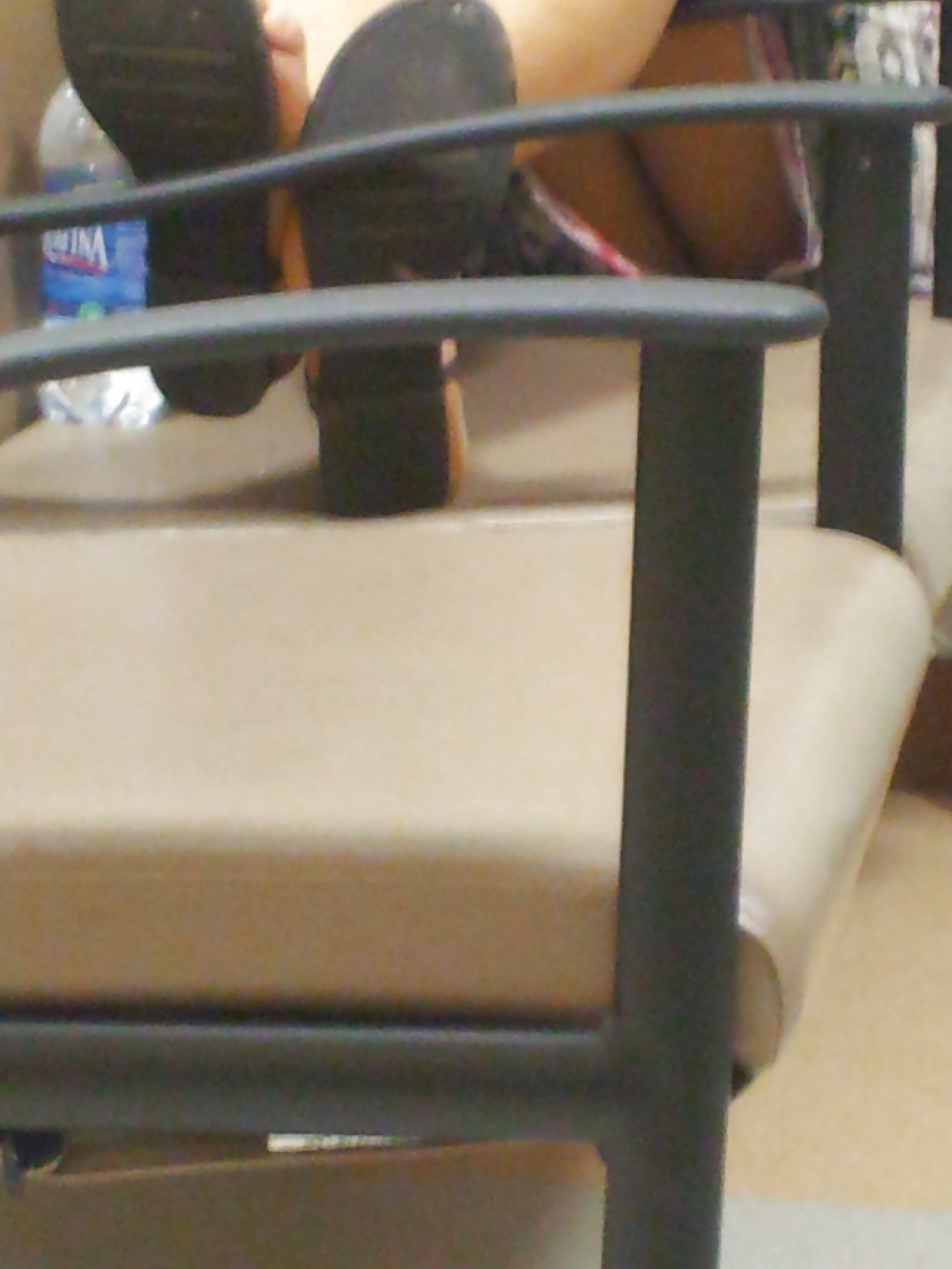 Cute Black Girl in Waiting Room #13898160