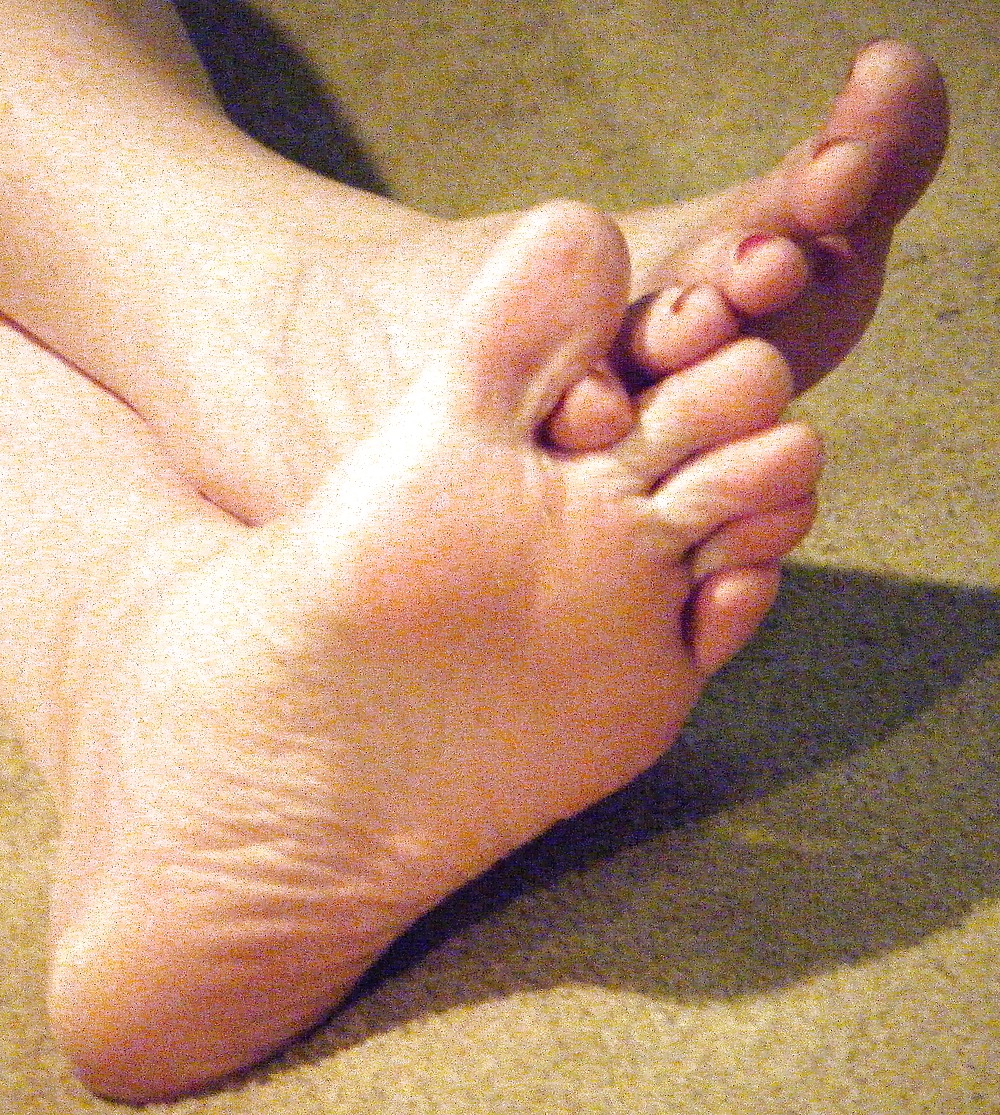 Candid Pics of my Wife's Toes -- No Trannies for a Change! #1341654