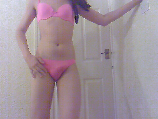 Me in Safe Red Bra and Panties