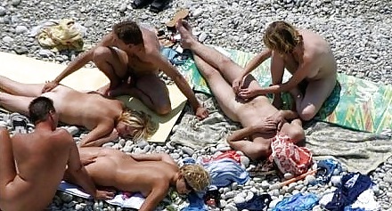Nudist beach swingers  #21669055
