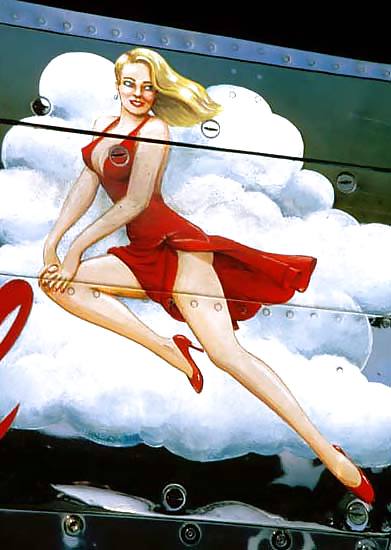 Pinup girls on ww11 bomber planes
 #21131295