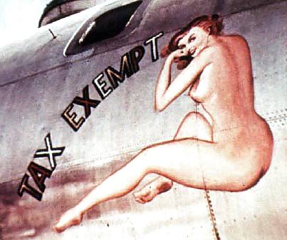 Pinup girls on ww11 bomber planes
 #21131357