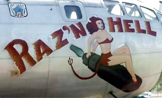 Pinup girls on ww11 bomber planes
 #21131361