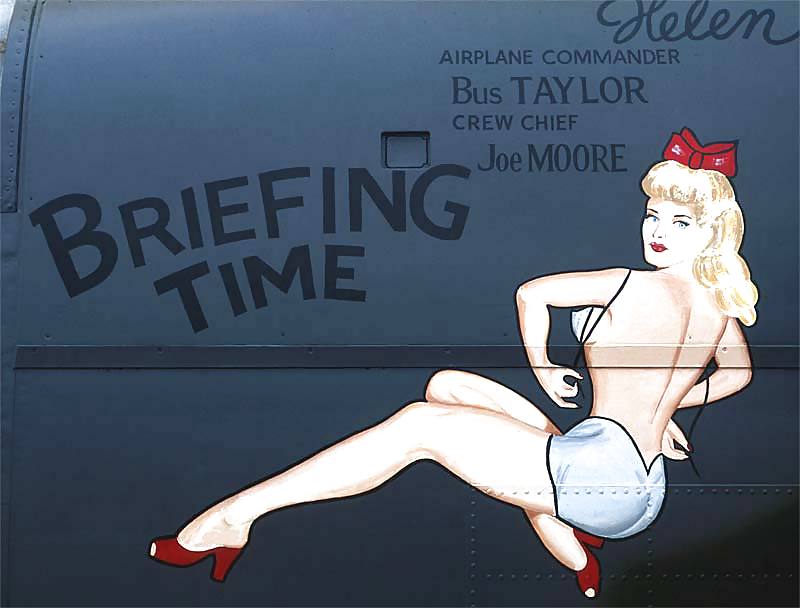 Pinup girls on ww11 bomber planes
 #21131487