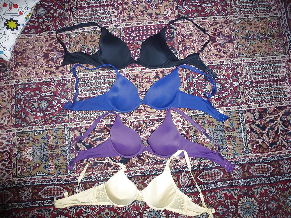 Sborrare sui reggiseni e sullo spazzolino di mia moglie
 #18269544