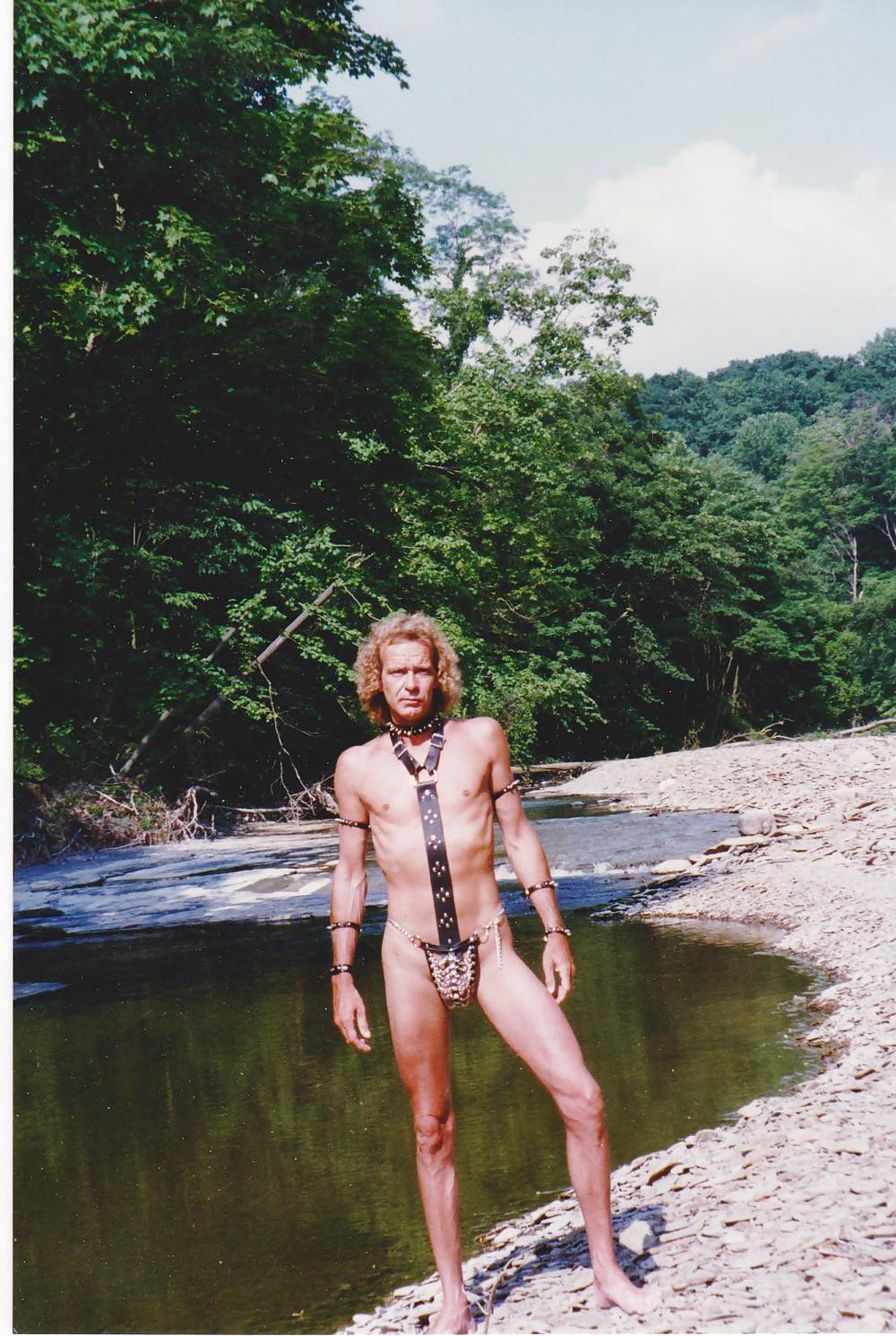 At A Local Creek Naked & In Bondage Gear #22404522