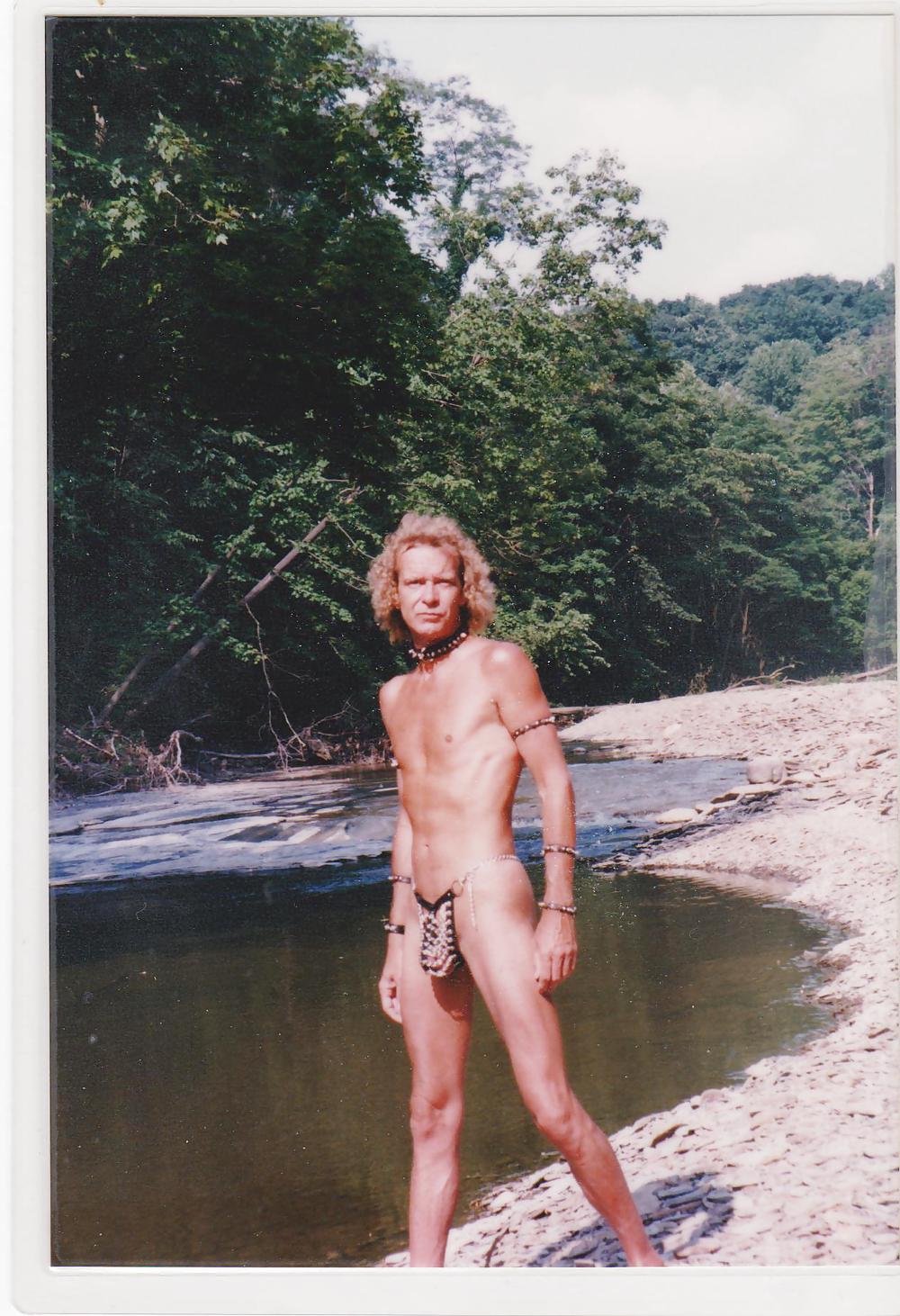 At A Local Creek Naked & In Bondage Gear #22404526