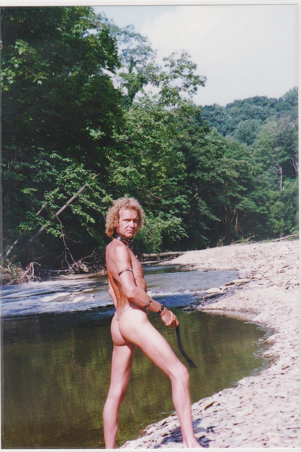 At A Local Creek Naked & In Bondage Gear #22404530