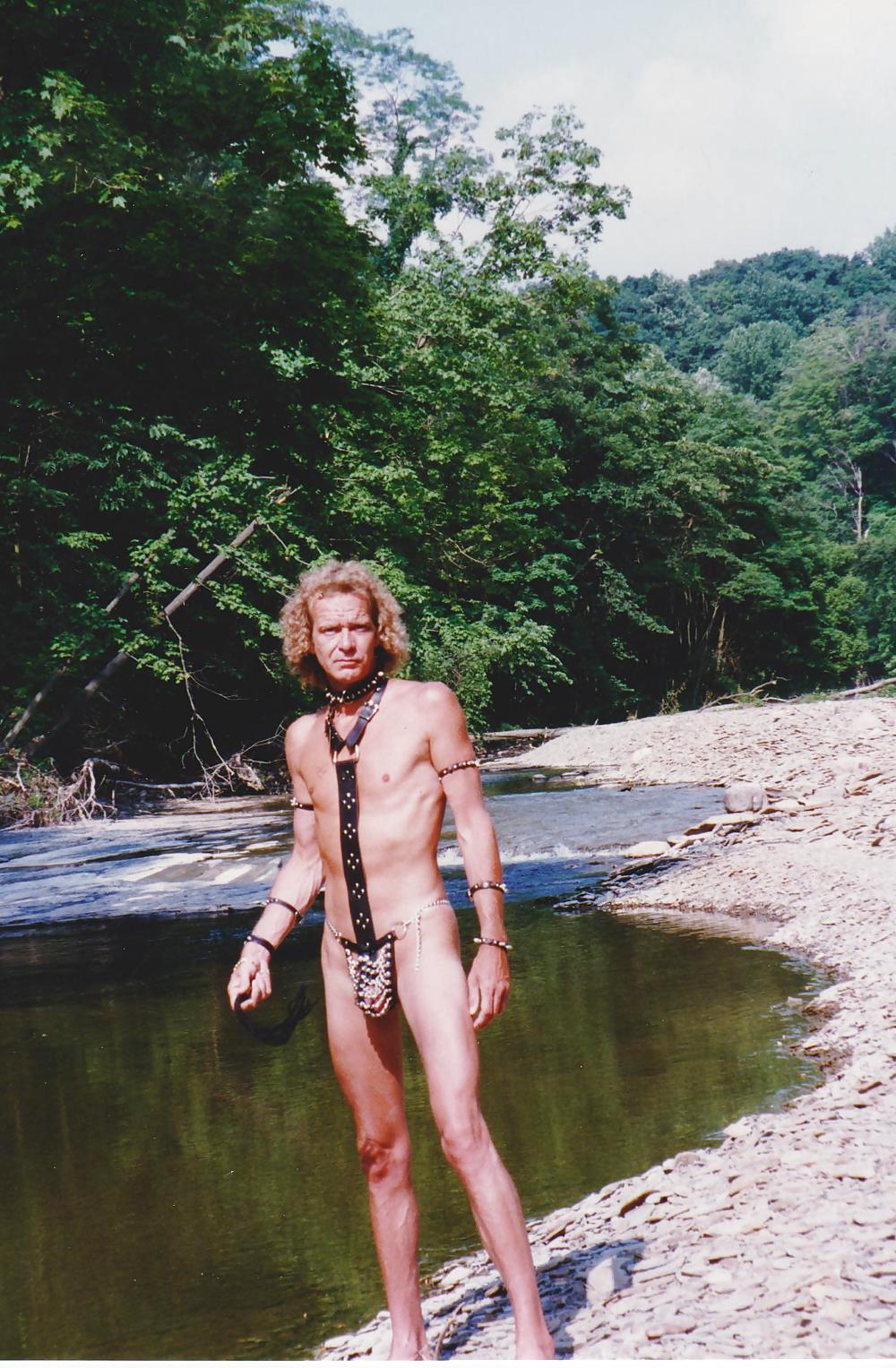 At A Local Creek Naked & In Bondage Gear #22404570