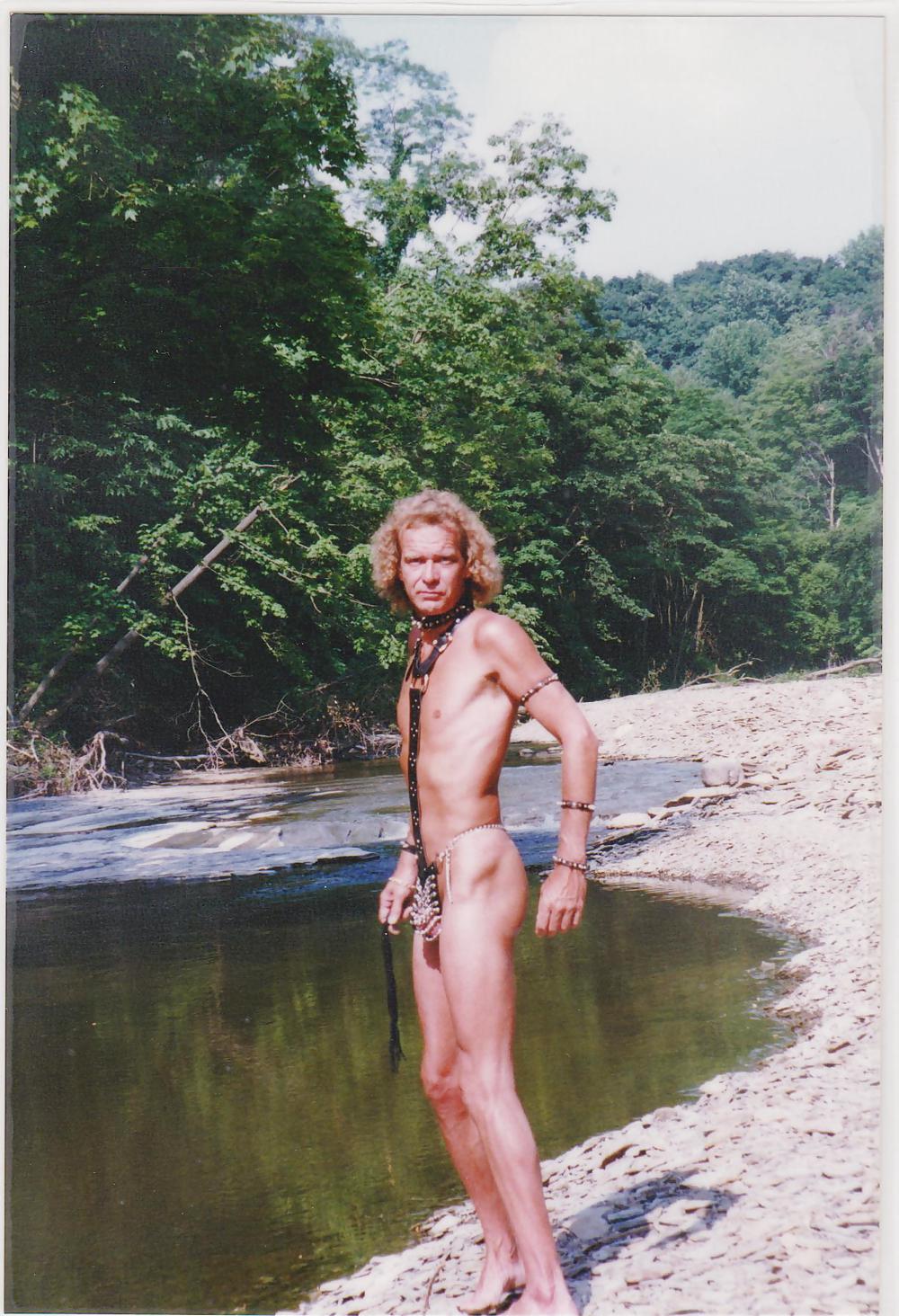 At A Local Creek Naked & In Bondage Gear #22404573