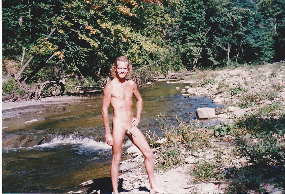 At A Local Creek Naked & In Bondage Gear #22404577