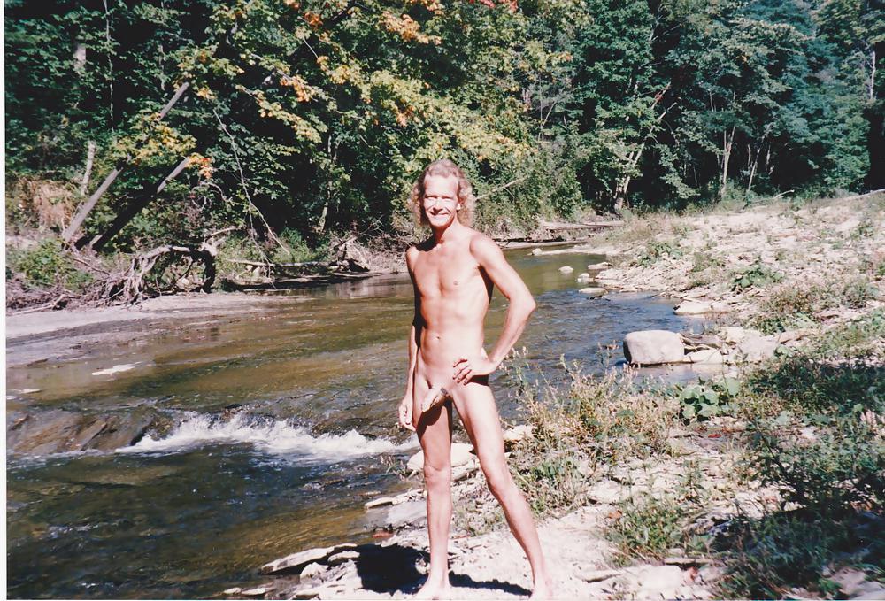 At A Local Creek Naked & In Bondage Gear #22404579