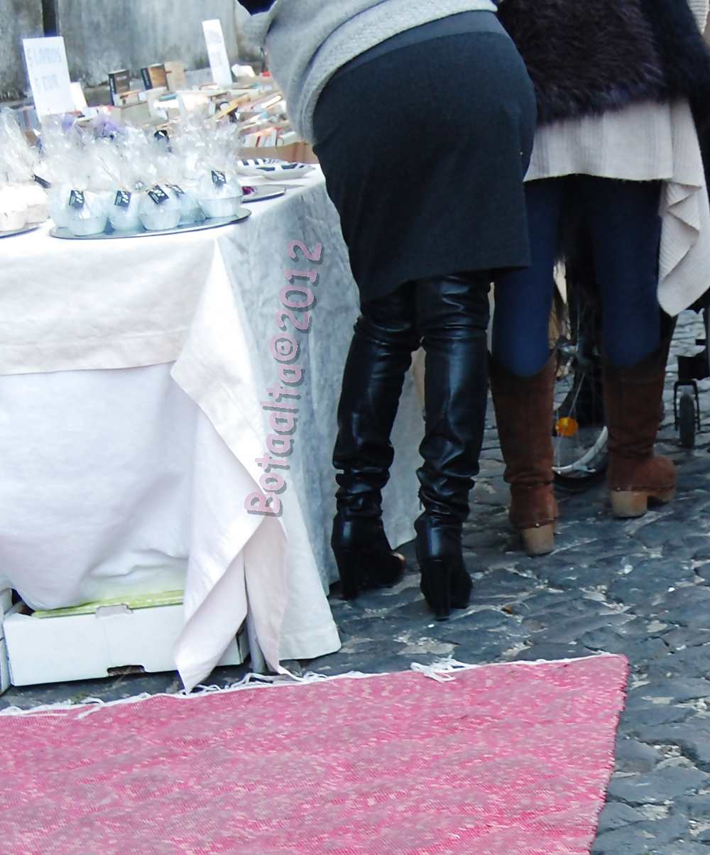 Spirited Thigh boots at Lisbo