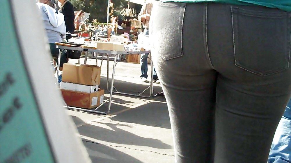 Nice tall teen ass & butt in tight pants #6193572