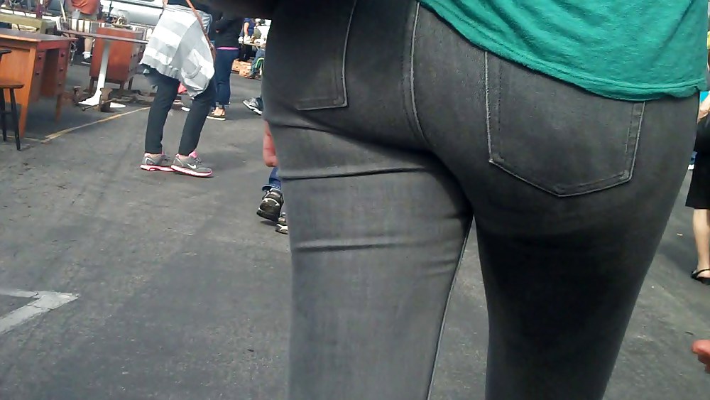 Nice tall teen ass & butt in tight pants #6193590