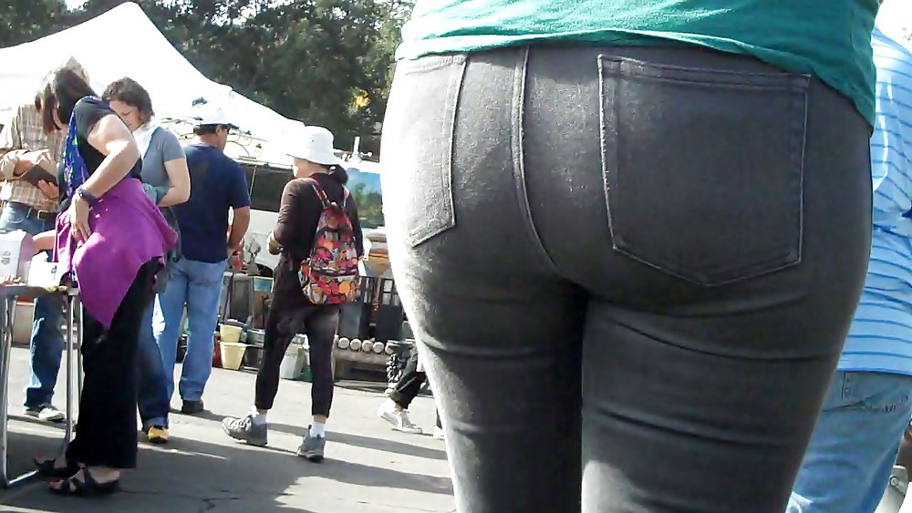 Nice tall teen ass & butt in tight pants #6193618