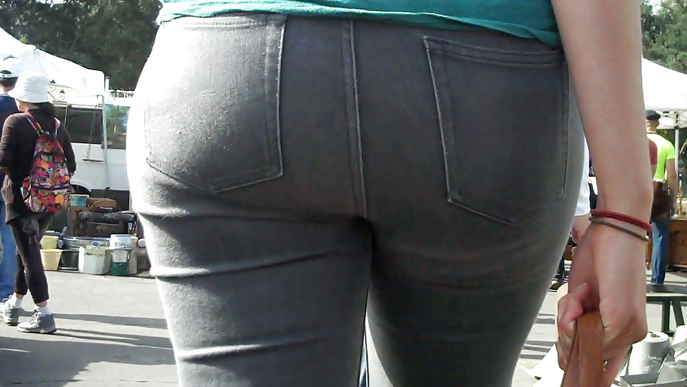 Nice tall teen ass & butt in tight pants #6193651