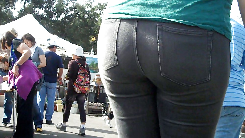Nice tall teen ass & butt in tight pants #6193775