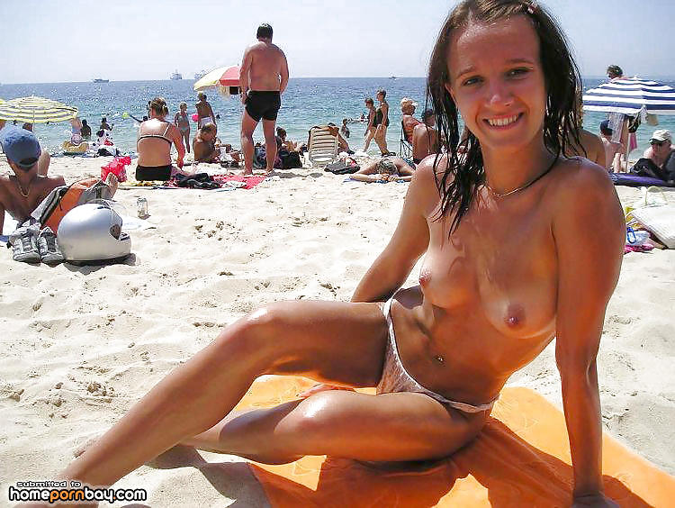 Naked chicks on the beach #12798073