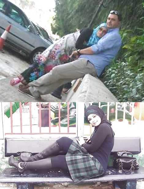 Outdoor jilbab hijab niqab arab turkish tudung turban mallu5 #13622283