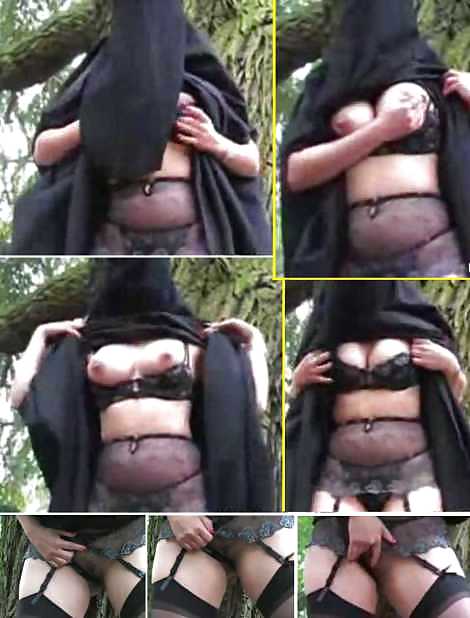 Outdoor jilbab hijab niqab arab turkish tudung turban mallu5 #13622394