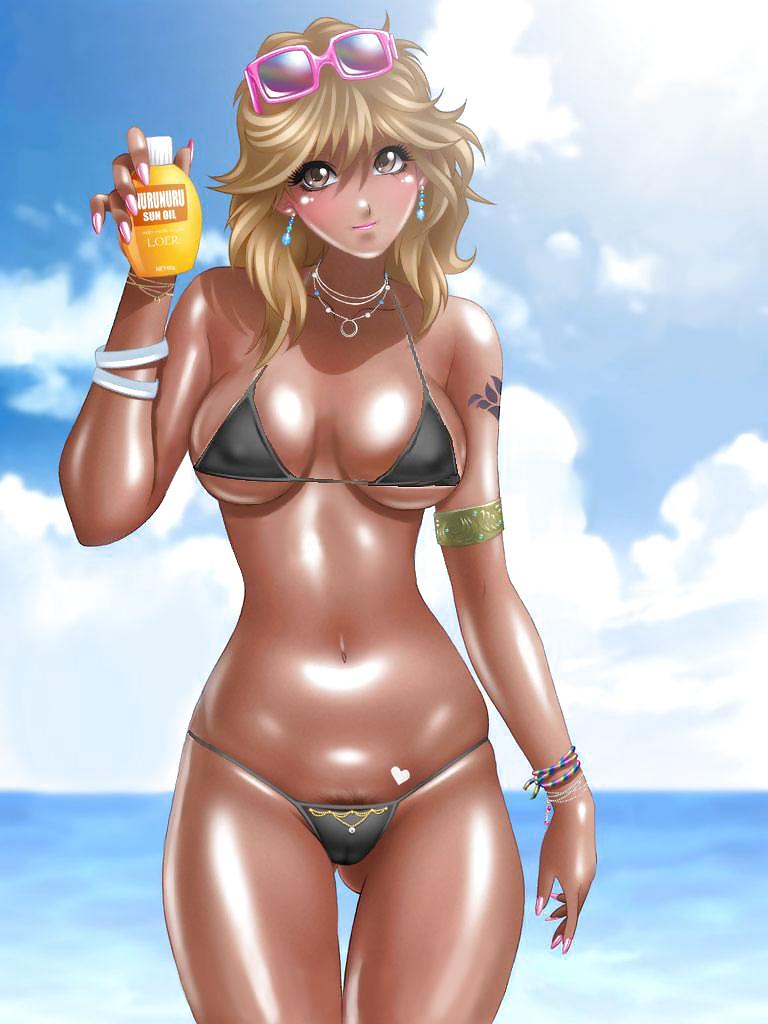Dunkle Haut Anime Babes (ganguro-tan) #14827028