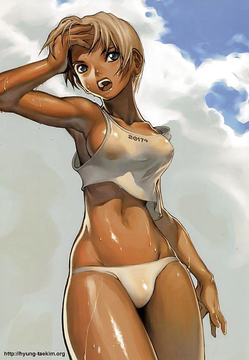 Dark Skin Anime Babes (Ganguro-Tan) #14829094