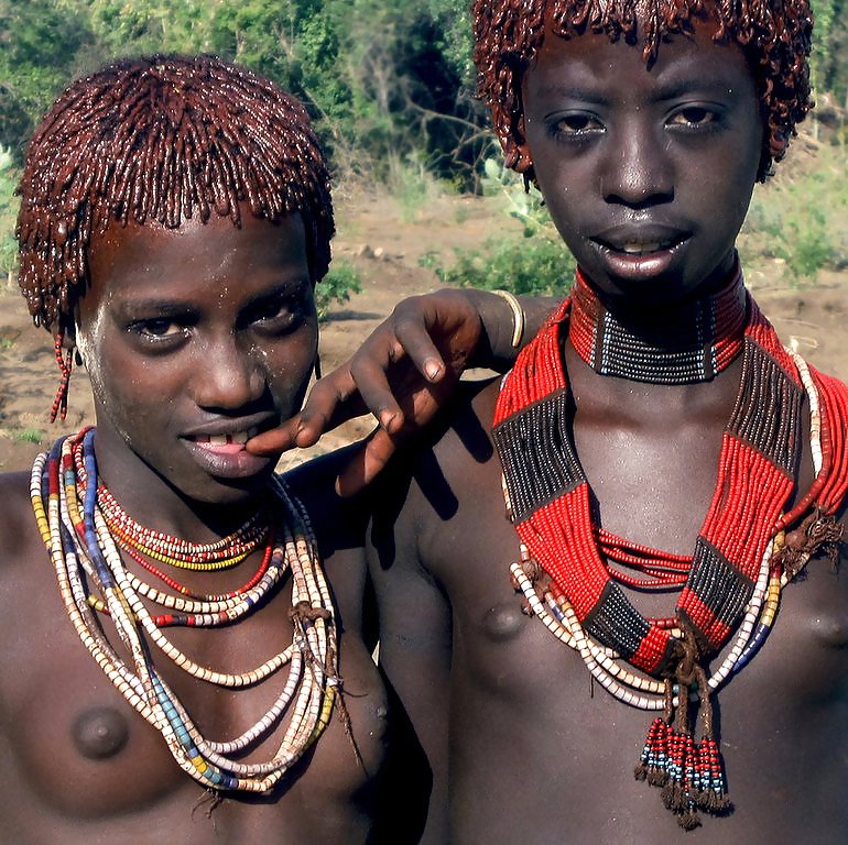 The Beauty of Africa Traditional Tribe Girls #18757965