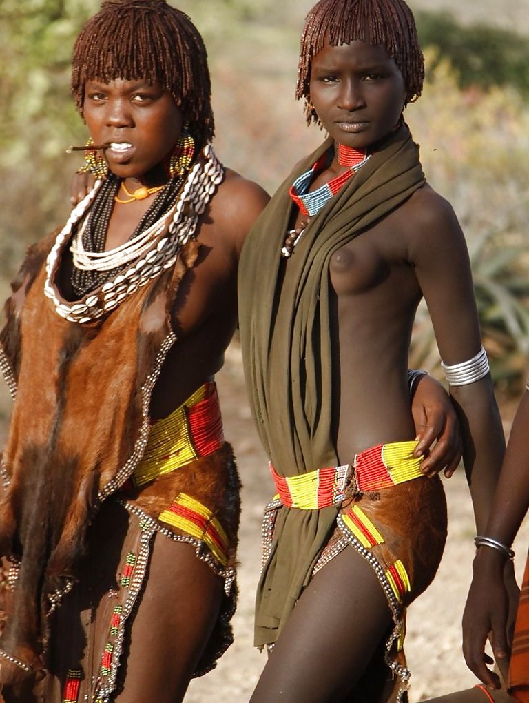 The Beauty of Africa Traditional Tribe Girls #18757995