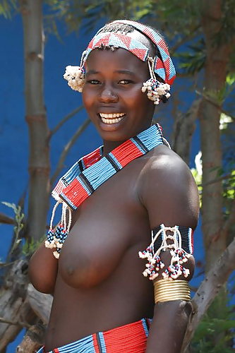 The Beauty of Africa Traditional Tribe Girls #18758001