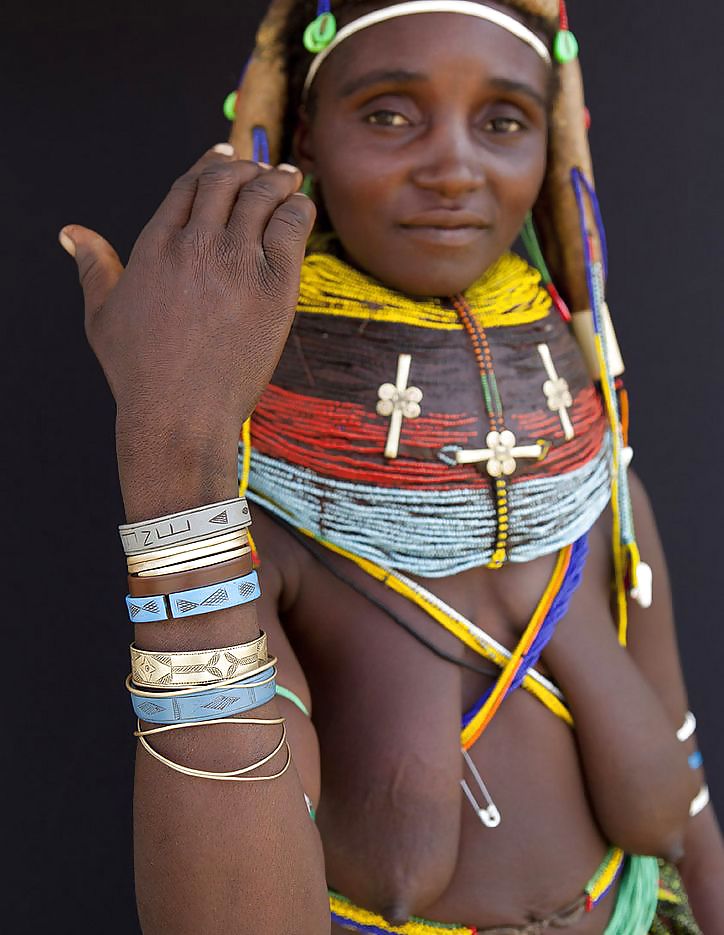 The Beauty of Africa Traditional Tribe Girls #18758051
