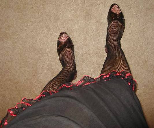 Sissy Loves Fishnet Stockings #9766720