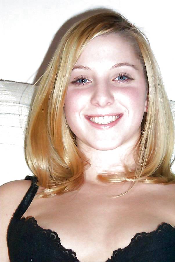 Cute Blonde Teen Posing  #16554931